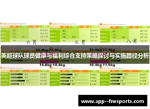 英超球队球员健康与福利综合支持策略探讨与实施路径分析